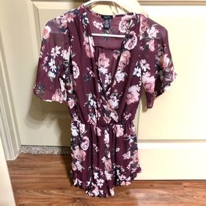 Floral romper!